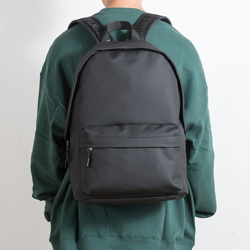 Leather Material, Water-Repellent Backpack, High-End Niche Design Backpack, Unisex College-Style School Bag, Water-Resistant