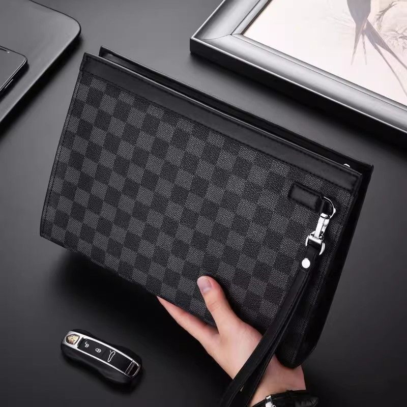 Men's Clutch Bag Casual Business Large Capacity Outing Fashion New Bag Hand Envelope Wallet Portable
