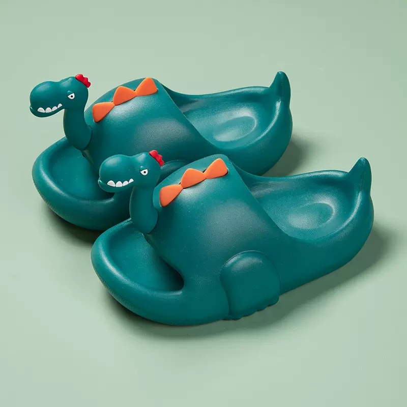 Sandalias EVA de los niños de la historieta del hogar del Dragón de cuello largo de las mujeres para los amantes