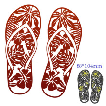 DIY一双拖鞋压花碳钢刀模儿童纸艺社切割刀模cutting die