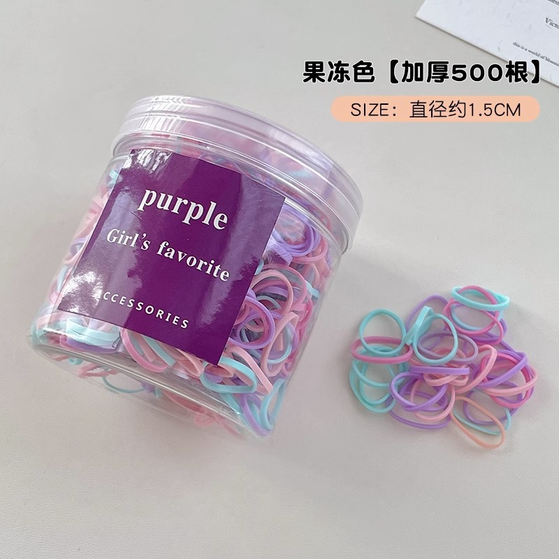 Ligas Elásticas Desechables para Cabello de TPR, Alta Elasticidad, para Niños y Mujeres
