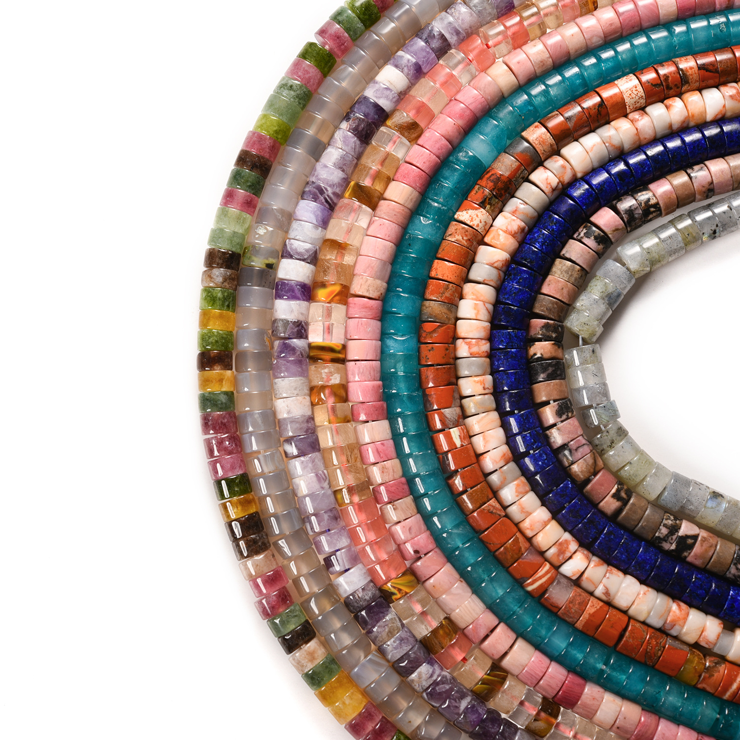 Organic beads, accessory, accessories, 3×6mm, DIY