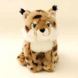 跨境黄豹毛绒玩偶 仿真猞猁毛绒公仔 绘本故事黄豹毛绒玩偶玩偶