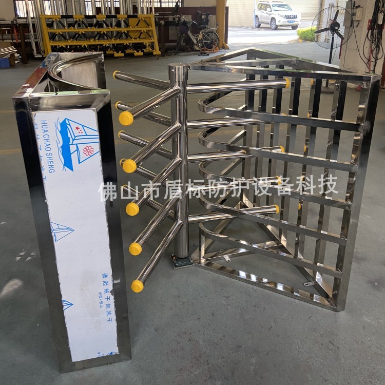 上海小区超市单向门 商场单向入口半高十字栅栏转匝 单项通道门