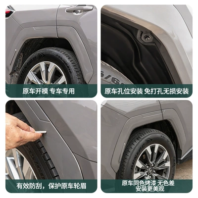 RAV4 wide-body wheel arches in | Wheel eyebrow