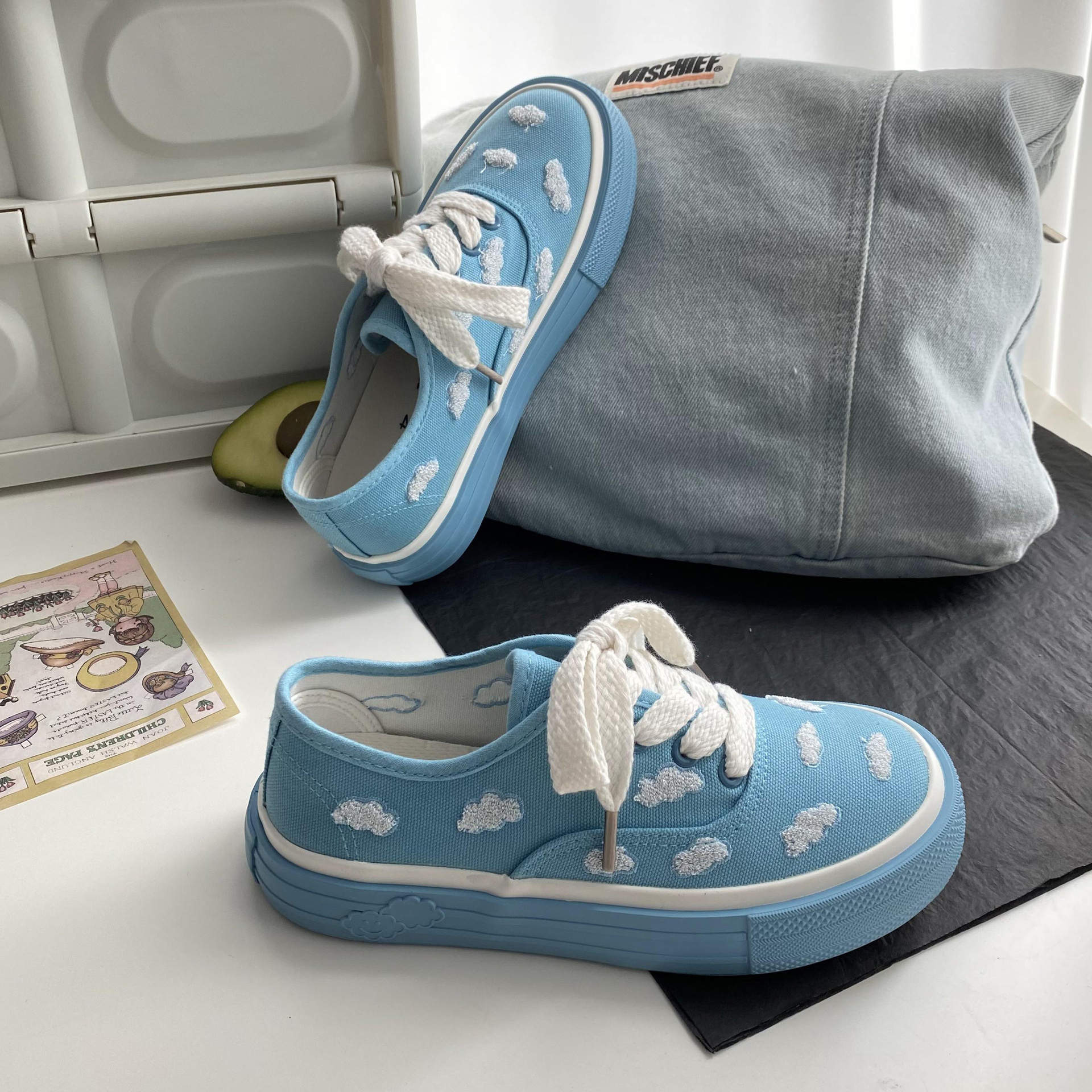 Zapatos de baloncesto para mujer Zapatos para caminar Zapatillas de deporte Lona de malla Calzado antideslizante fácil de limpiar_voghion.com