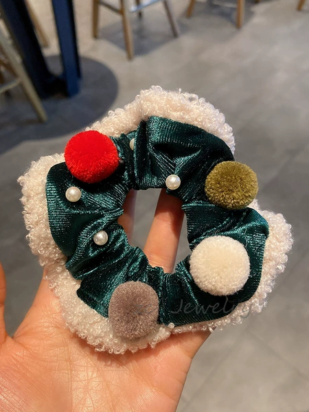 Christmas green sausage rings