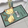 Кристаллический велюр, коврик для ванной 04
