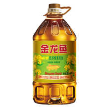 金龍魚低芥酸特香菜籽油4L桶裝家用炒菜食用油非轉基因壓榨菜籽油