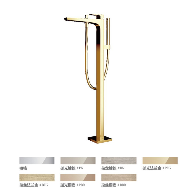 TOTO bathtub faucet spout, shower/copper alloy vertical single handle double control bathtub spout TBG07306B