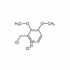编辑结构式  2-(氯甲基)-3,4-二甲氧基吡啶盐酸盐 CAS:72830-09-2