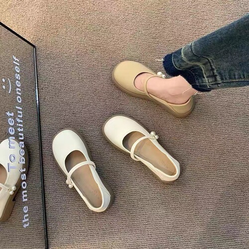 Mary Jane small leather shoes Spring and Summer single shoes 2026 new two-way loafers gentle breeze casual shoes comfortable