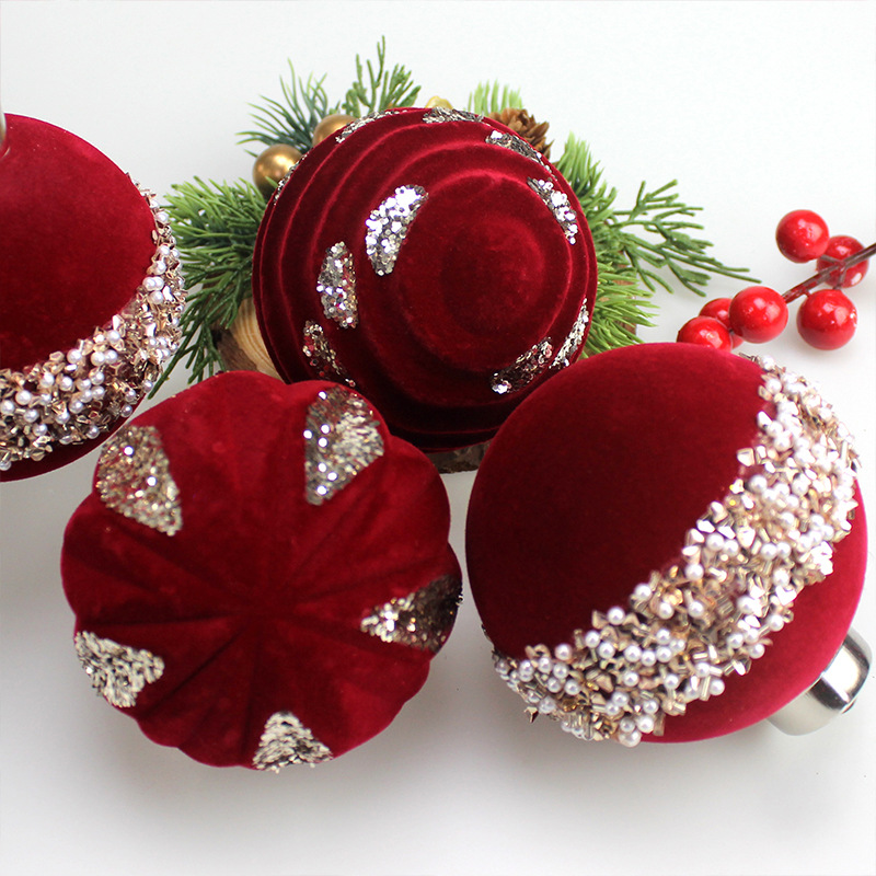 2026 nueva bola de decoración de Navidad 8cm bola de Navidad decoración de árbol de Navidad colgante decoración de Navidad