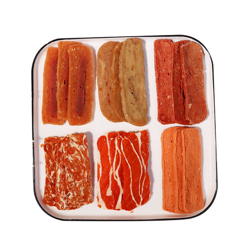 Original supply pet food wholesale export dog snacks meat strips and jerky pure meat chicken flavor teething snacks