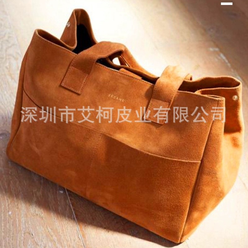 A级牛反绒真皮厂家翻毛皮绒面牛皮 二层反绒皮 环保牛猄皮 反毛皮