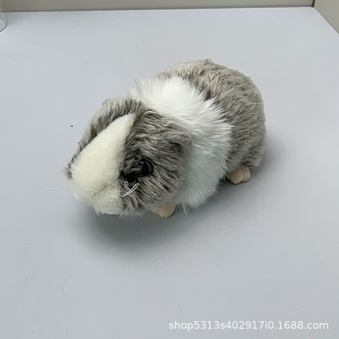 Entrar en la simulación encantadora muñeca de peluche conejillo de indias simulación muñeca de peluche hámster pequeño juguete de peluche hámster