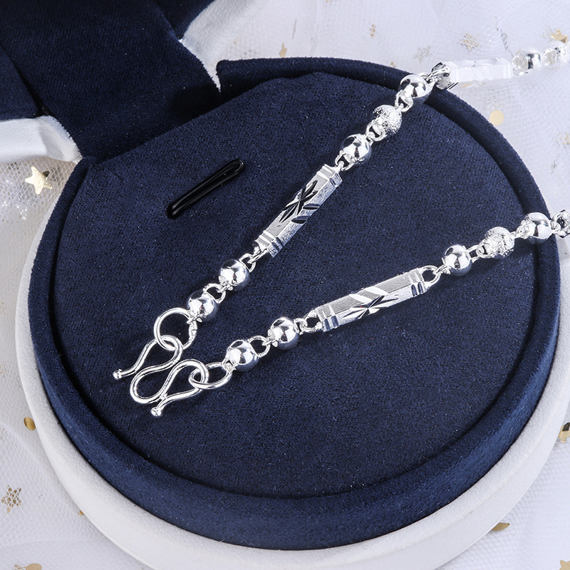 Protection Talisman Necklace Round Beads And Hexagonal Tube Chain_voghion.com
