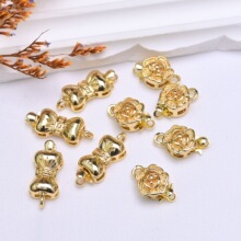 ��ɫ14K����������B�ӿ�DIY�ֹ�÷�� �����Y����Ʒ������l