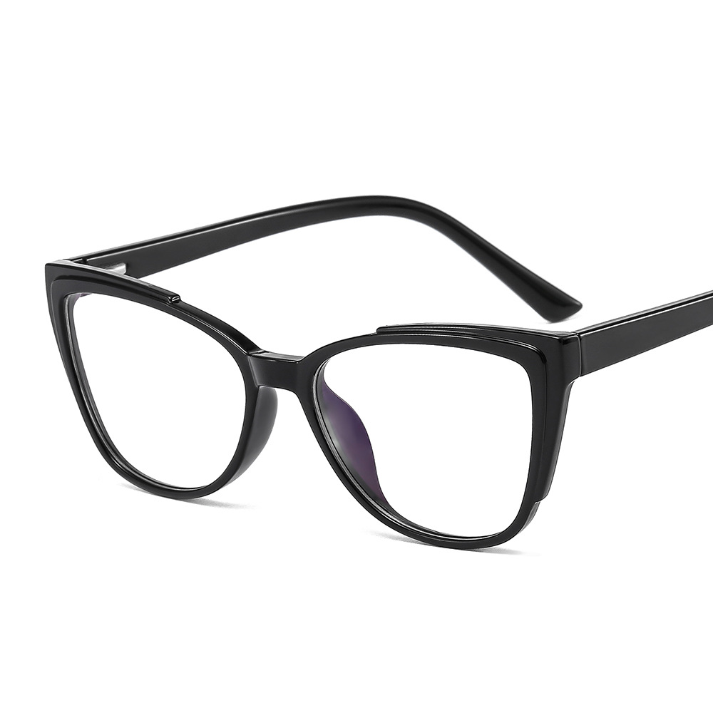 New glasses frame TR90 plate core anti-blue radiation anti-myopia cross-border European and American hawksbill 7006