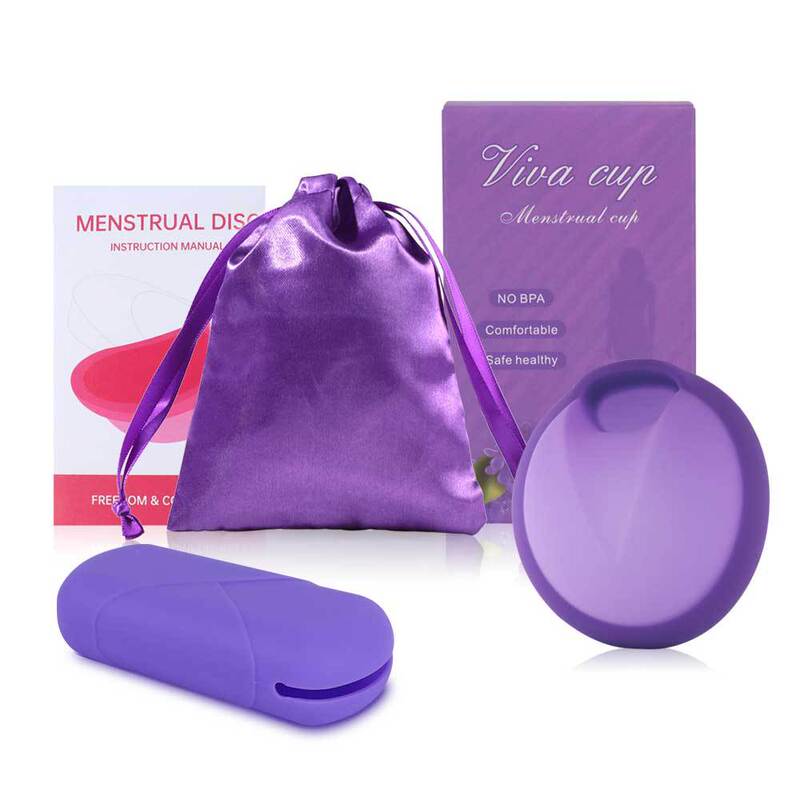 Silicone menstrual plate menstrual dish menstrual cup aunt Cup alternative sanitary napkin tampon factory in stock