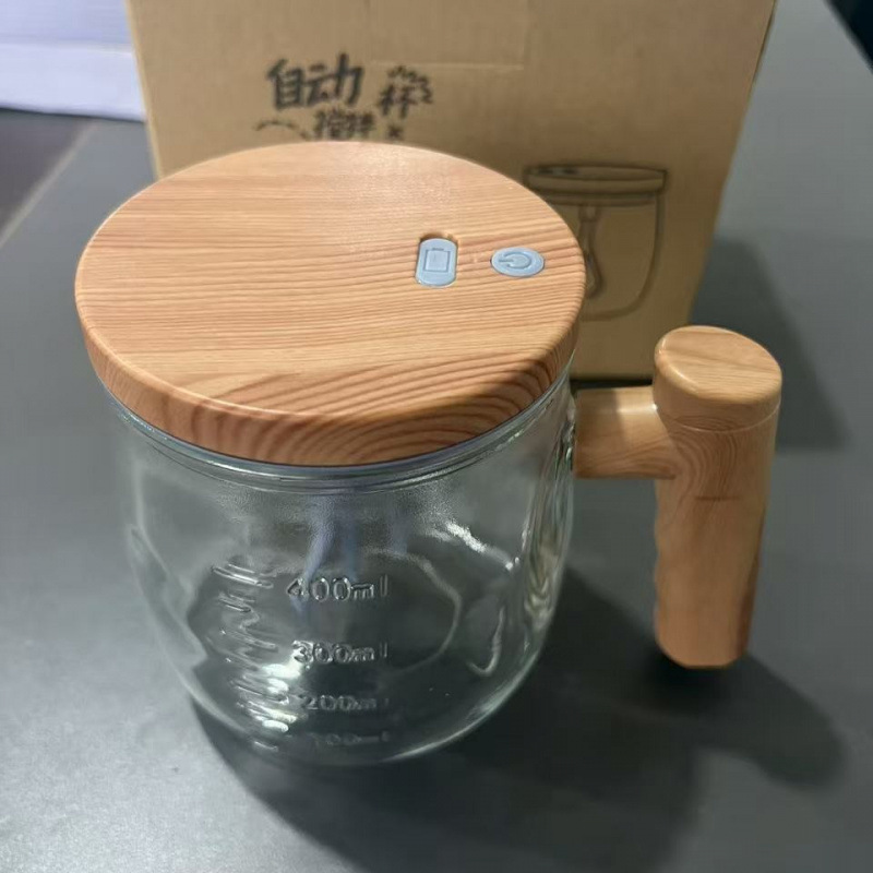 Multifuncional automático de acero inoxidable recargable taza de café perezosa de oficina de fabricación de taza rotatoria magnética