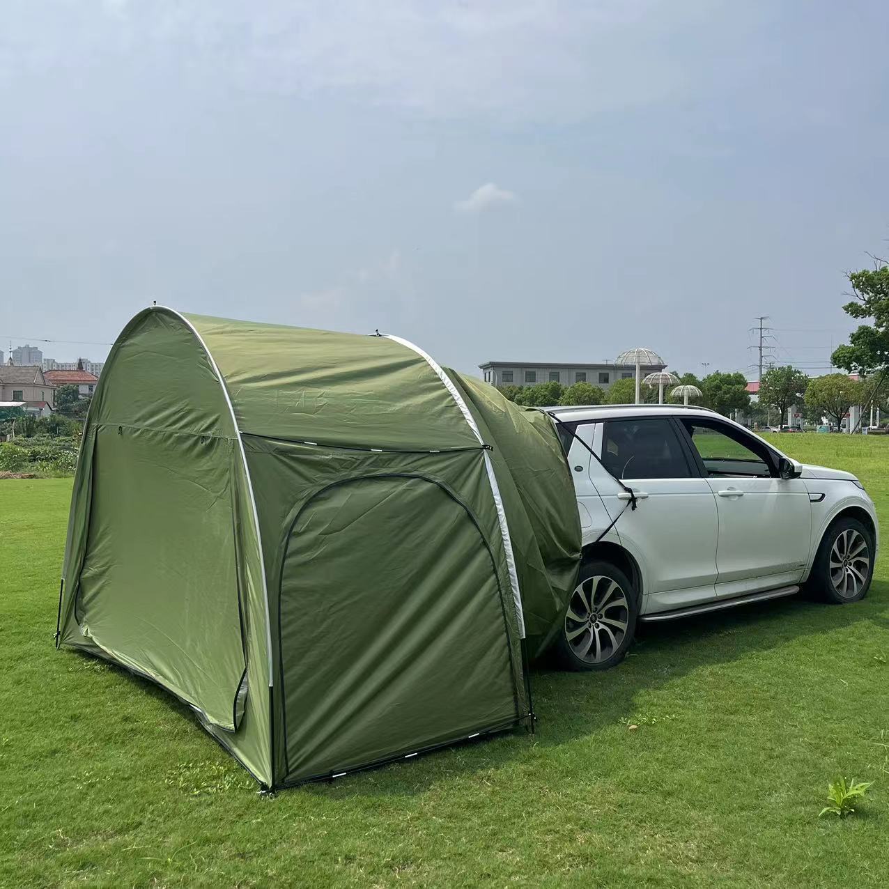 Outdoor Car Tent Suv Rear Camping Tent, No Assembly Required, Rainproof and Sunshade Canopy, Oxford Cloth Quick-Open Model