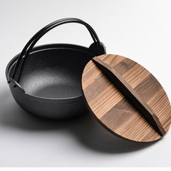 Thick Cast Iron Stew Pot, Japanese Style Braising Pot, Non-Coated Household Pot, Camping Pot, Fry and Stew, One Piece Drop Shipping