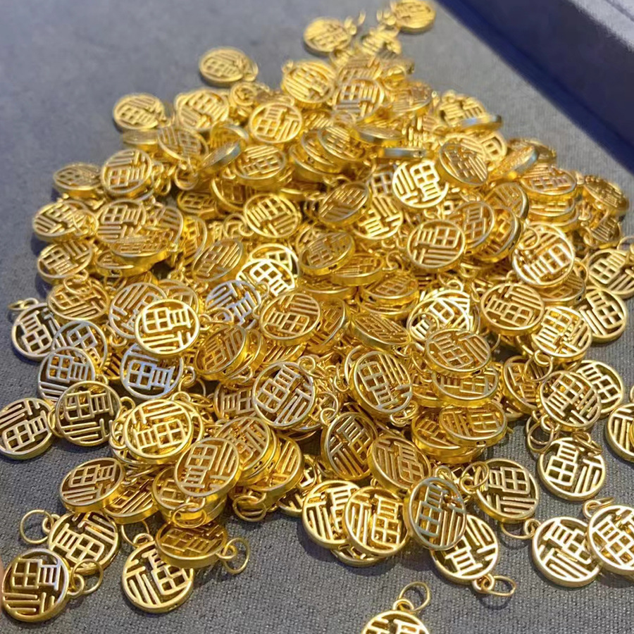 순금 중공 축복 펜던트(싱글)