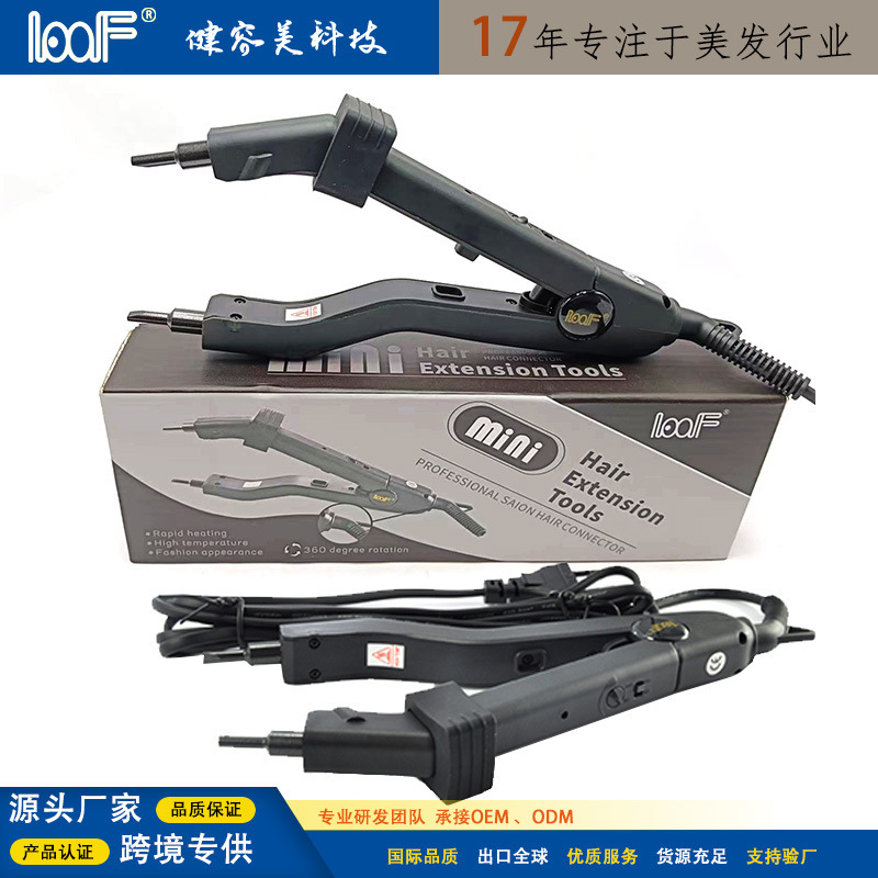 LOOF factory wholesale hair receiver professional hair extension tool hair fusion iron 609A head temperature adjustment LOOF factory wholesale hair receiver professional hair extension tool hair fusion iron 609A head temperature adjustment