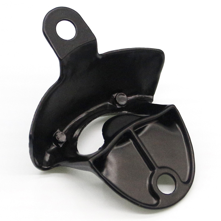 Zinc Alloy wall-mounted bottle opener wall-mounted bottle opener accessories beer bottle opener black beer screwdriver wholesale