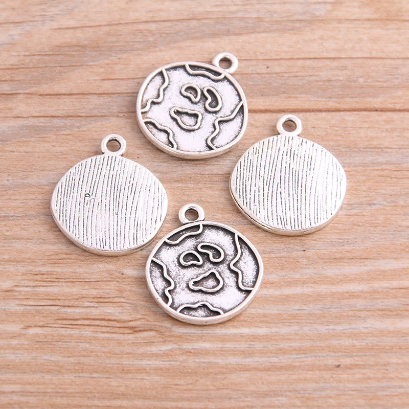 Metal accessory with accessories, pendant, space astronaut, 2 colors, handmade