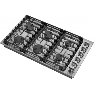 Empava 36 in Gas Stove Cooktop 6 Italy Sabaf Sealed Burners