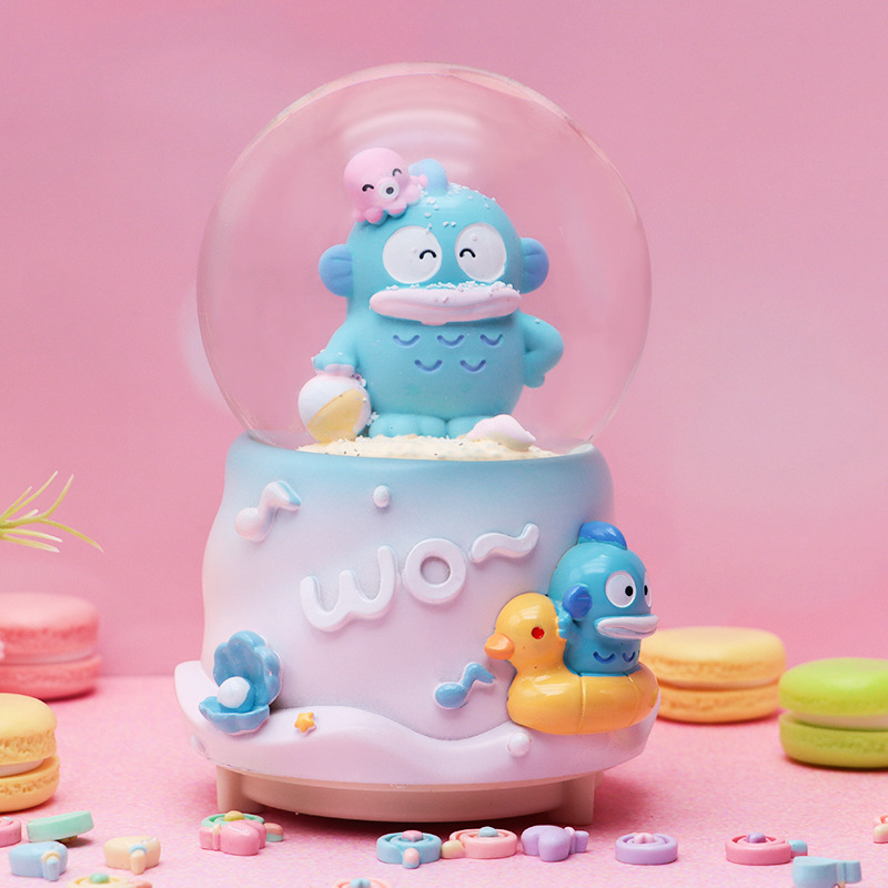 Romántico secreto bosque bola de cristal luminosa caja de música caballo blanco creativo decoración de escritorio de niña regalo de estudiante al por mayor