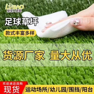 绿宝仿真草坪地毯户外足球塑料假草坪垫人工草皮围挡绿化地垫