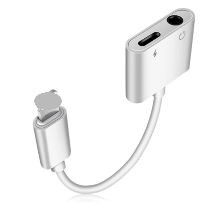 Зарядный адаптер для наушников Apple, 2 в 1, 3,5 мм