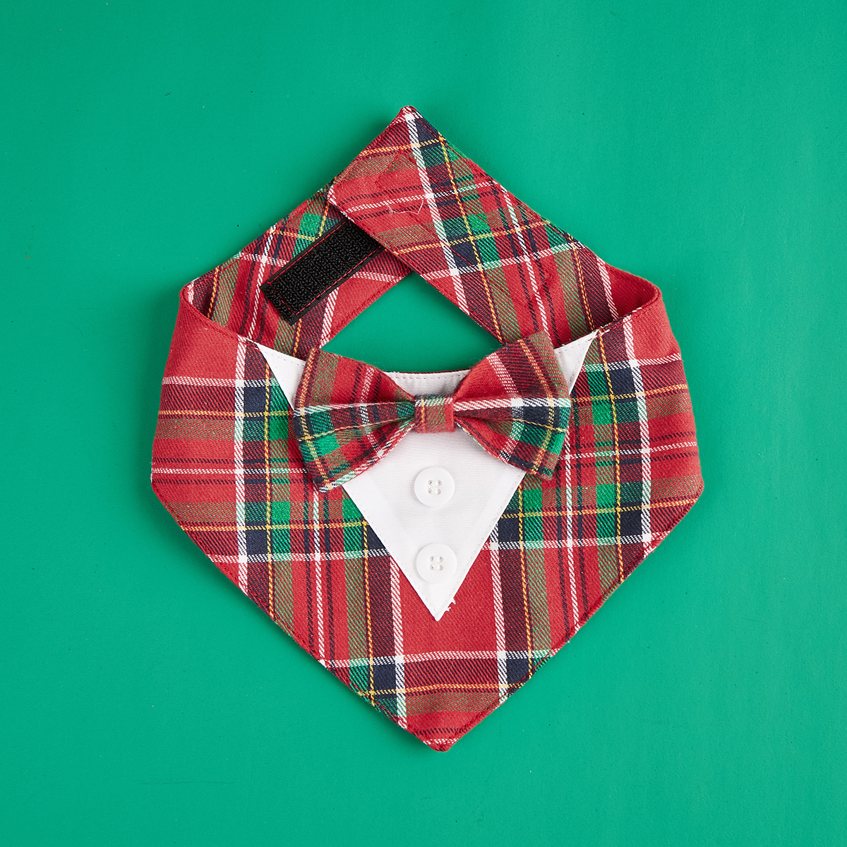 TANPOPO transfronterizo nuevo Papá Noel copo de nieve para mascotas traje para mascotas toallas de saliva accesorios toallas bufandas triangulares