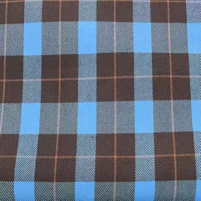 Polyester Yarn-Dyed Plaid Fabric for Shirts, New Trendy Popular Style, Boxy Shirt, Skirt, Dress Plaid Fabric