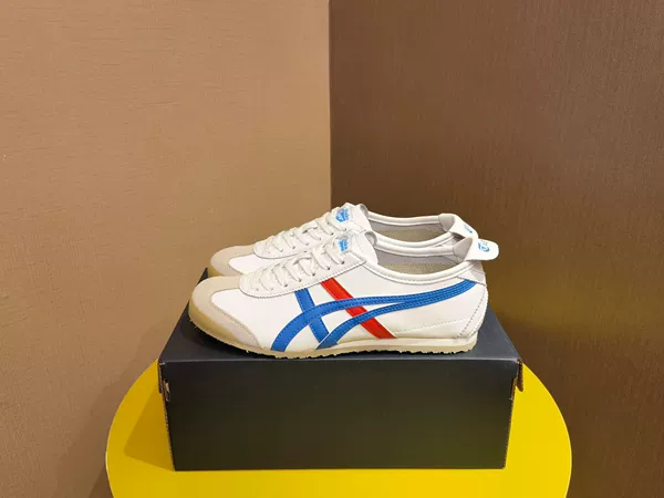 White/light gray blue—leather