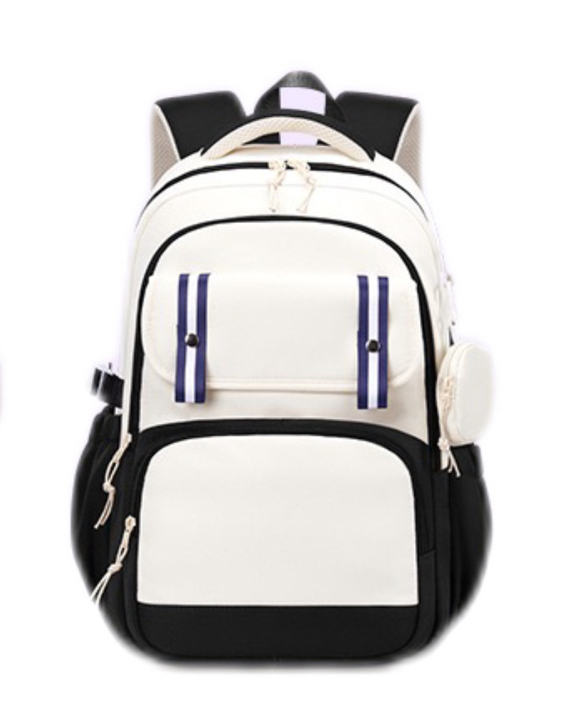 Mochila escolar estilo ins campus mochila para estudiantes de secundaria y preparatoria nuevos hombres y mujeres versión coreana de Harajuku estilo casual tendencia mochila