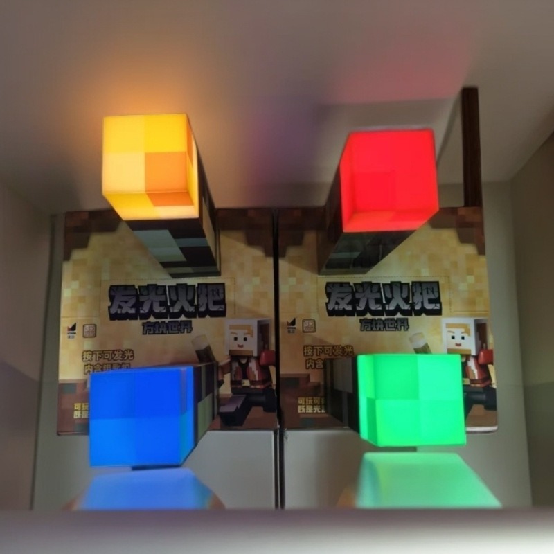 Minecraft フェアリーライトゲーム周辺機器 MC トーチライトおもちゃモデル雰囲気装飾ライト誕生日ギフト|undefined