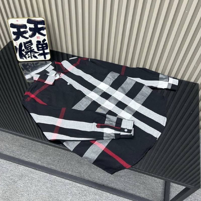 现货网红同款外套新款帅气休闲上衣拼接经典格子衬衫百搭卡其色潮|undefined