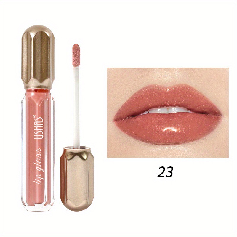 USHAS European and American Cross-border spot líquido lápiz labial taza antiadherente sin decoloración brillo de labios impermeable esmalte de labios LG2467B