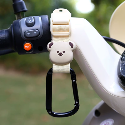 2025 Cross-Border New Electric Other Electric Vehicle Accessories - beige-webbing-square-buckle-little-brown-bear-long-36cm