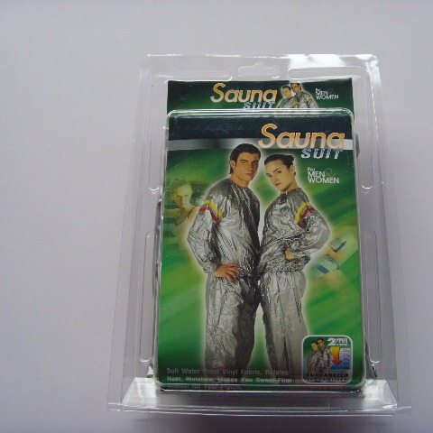 Supply of Sweat Clothing Sealed Fitness Fat Burning Sports Sauna Clothing Silver Waterproof Pvc Fitness Clothing Set