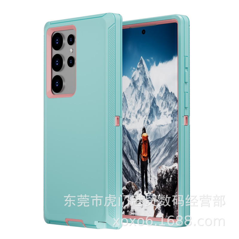 Defender Samsung S23/S23Plus/S23Ultra 3 耐衝撃電話ケース落下防止保護カバーフルパッケージに適しています。|undefined