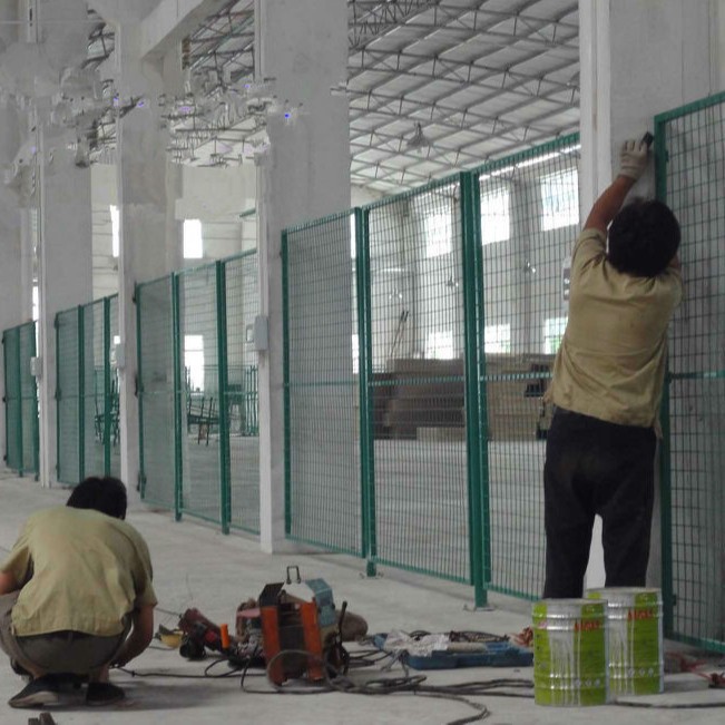 重庆护栏网车间隔离网厂区隔离专业设计安装 防护网设备物流隔断