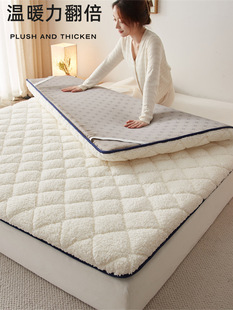 Mattress Soft Cushion Home Winter Thickeneded Lamb Velvet Tatami Mattress Quilt Student Dormitory Milk Velvet Mattress