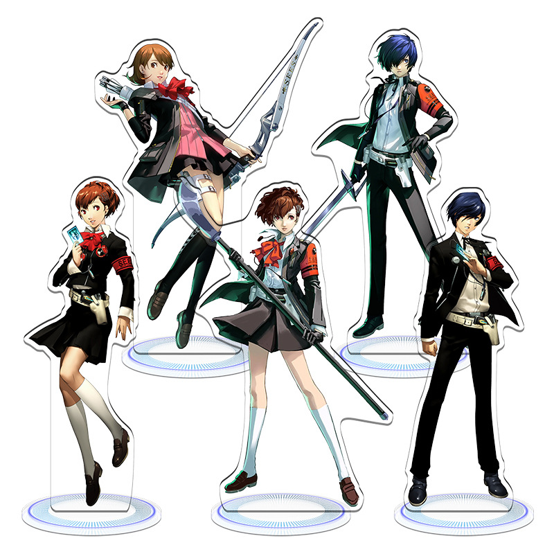 无缝夹层精雕內印PERSONA3女神异闻录P3结城理游戏周边亚克力立牌-阿里巴巴