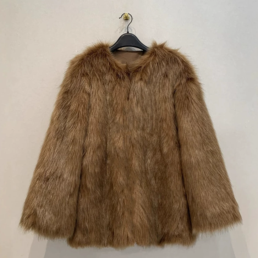 Сухой журавль Ранняя осень новое модное мягкое клейкое теплое длинное пальто из искусственной кожи в японском стиле в стиле ретро