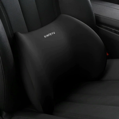 Waist support, for Driving Seat Backrest, Car - black-lumbar-pillow-standard